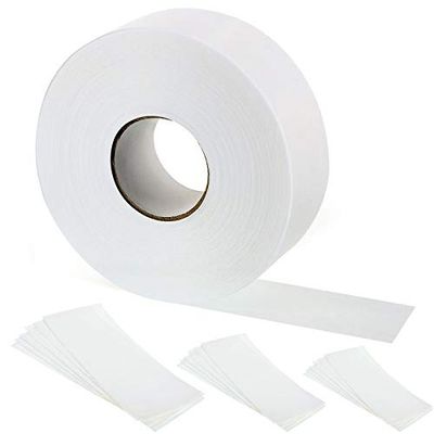 Maitys Wax Strips Roll, Non Woven Muslin Strips for Body and Facial Hair Removal, 2.75&quot; x 50 Yards, White