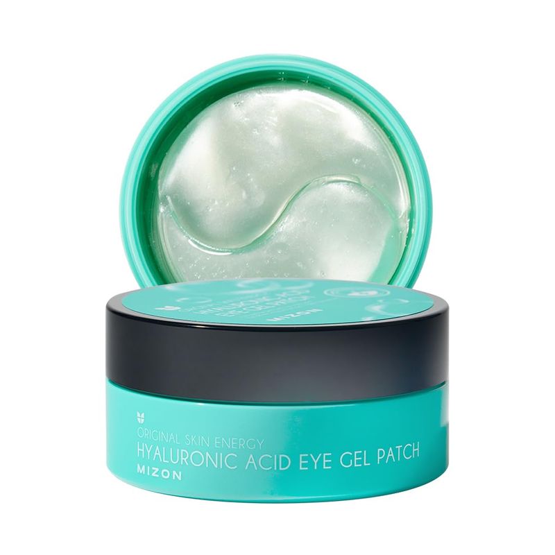 MIZON Hyaluronic Acid Eye Gel Patch, Collagen Patches, Eye Masks, Treatment for Puffy Eyes, Eye Pads for Dark Circles, Under Eye Bags, Wrinkle Care, Moisturizing, Improves Elasticity (30 PAIRS)