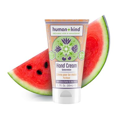 Human+Kind Moisturizing Hand Cream Watermelon - Hydrating Cream with Avocado Oil and Shea Butter - Intense, Fast Absorbing Moisturizer for Smooth Skin - For Dry, Cracked Skin - 1.7 oz
