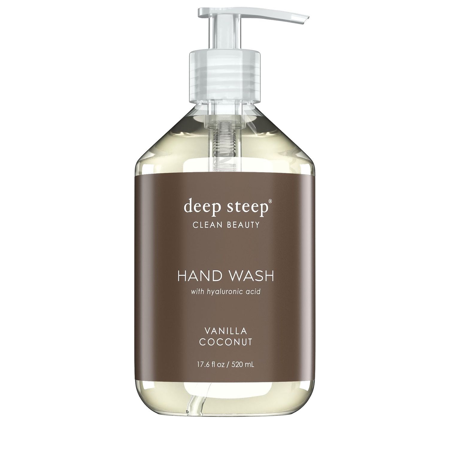 Deep Steep Liquid Hand Wash, 17.6 Ounces (Vanilla Coconut)