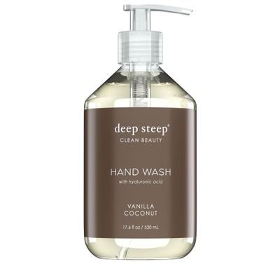 Deep Steep Liquid Hand Wash, 17.6 Ounces (Vanilla Coconut)