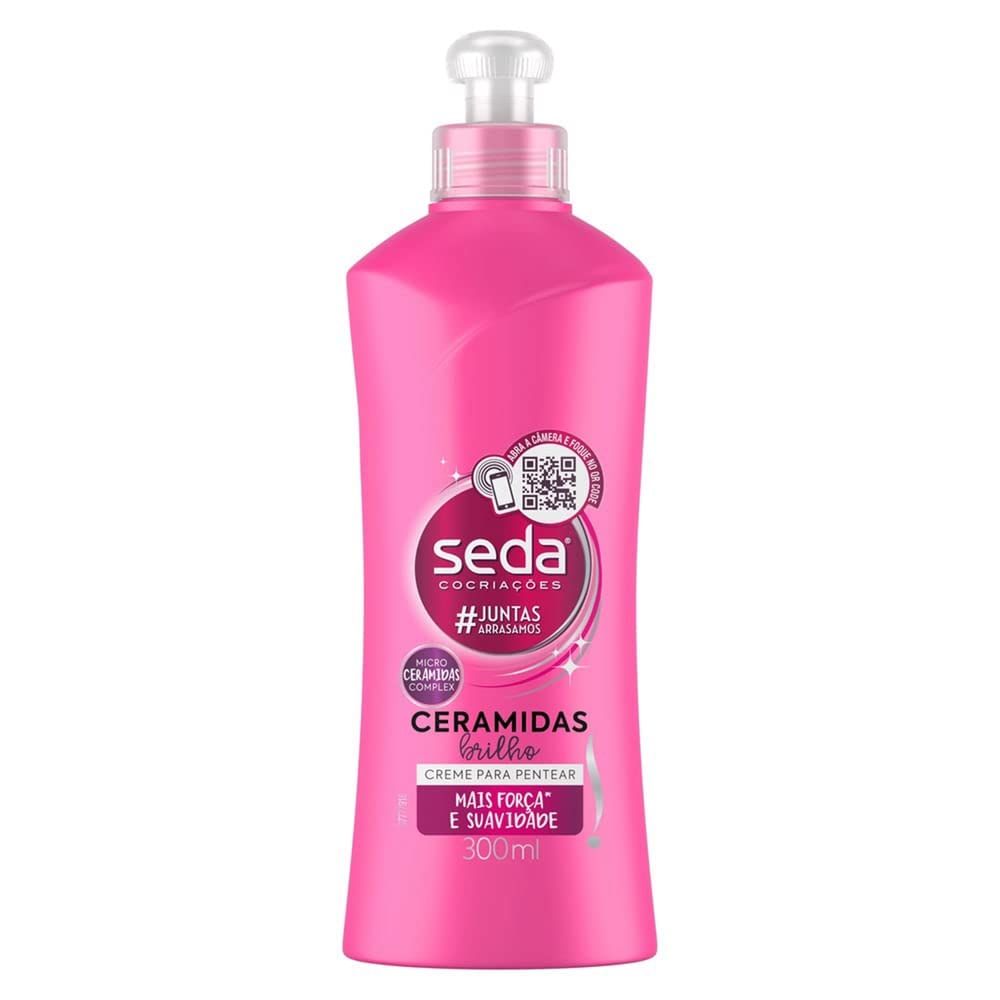 Linha Ceramidas Seda - Creme para Pentear 300 Ml - (Seda Ceramide Collection - Combing Cream 10.14 Fl Oz)