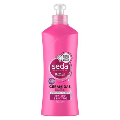 Linha Ceramidas Seda - Creme para Pentear 300 Ml - (Seda Ceramide Collection - Combing Cream 10.14 Fl Oz)