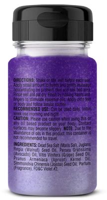 One Minute Manicure - Moisturizing Salt Scrub - 3 oz - Professionally Formulated To Exfoliate, Recondition &amp; Moisturize Skin - Enhanced With Botanical Oils &amp; Natural Sea Salts (Blackberry Vanilla)