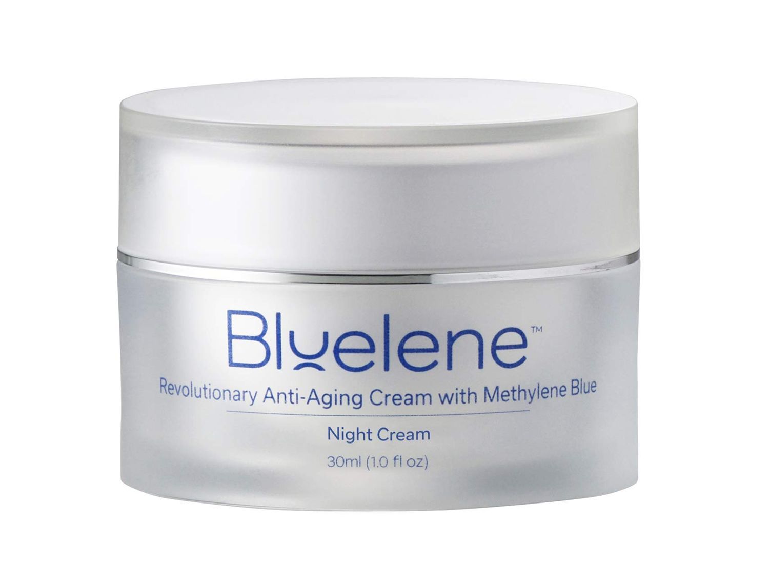Bluelene Anti Aging Night Cream, Revolutionary Anti Wrinkle Face Cream with Methylene Blue (30 ml). Suitable for Sensitive Skin