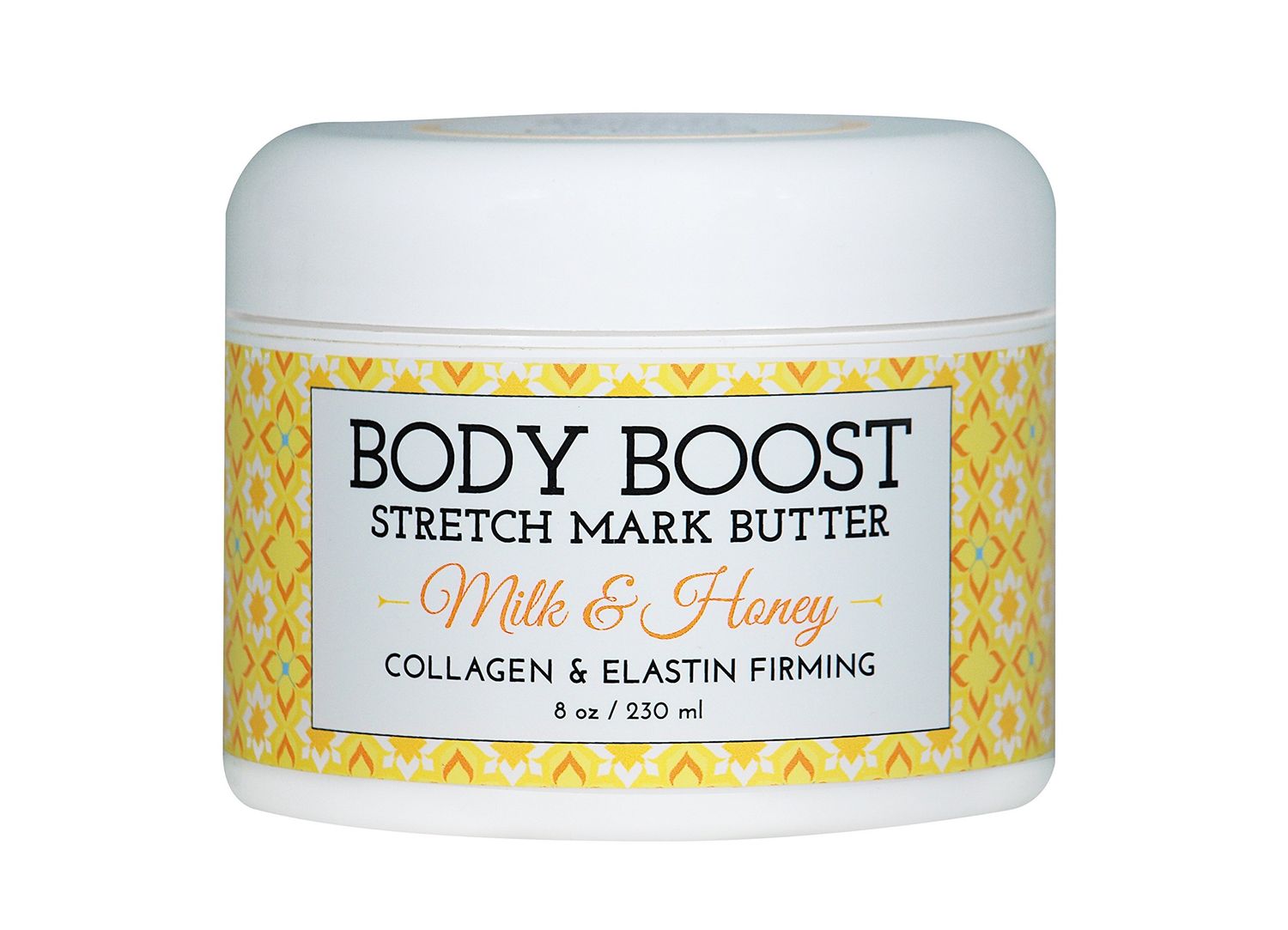 Body Boost Milk &amp; Honey Stretch Mark Butter- Safe for Pregnancy and Nursing- Repair Stretch Marks and Scars- Paraben, Phenoxyethanol Free