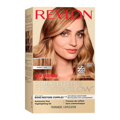 Revlon Permanent Hair Color, Permanent Hair Dye, Color Effects Highlighting Kit, Ammonia Free &amp; Paraben Free, 30 Honey, 8 Oz, (Pack of 1)