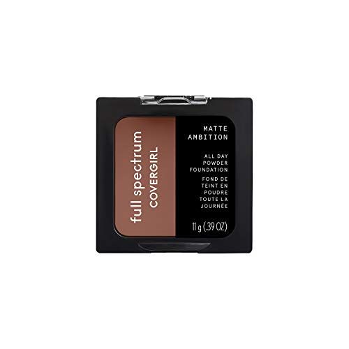 COVERGIRL Matte Ambition, All Day Powder Foundation, Deep Cool 1, 0.39 Ounce, 11g