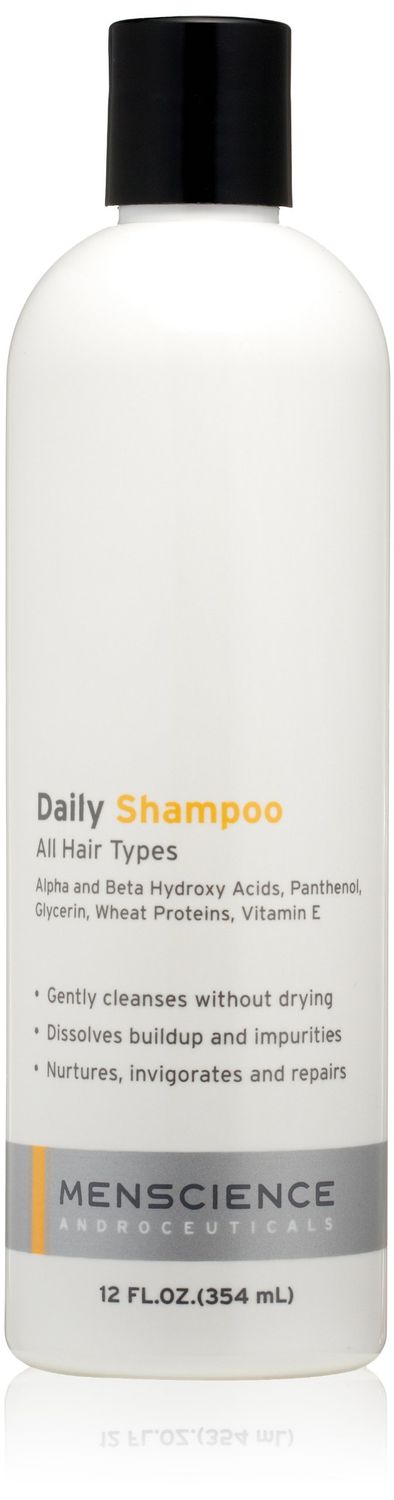 MenScience Androceuticals Daily Shampoo, 12 Fl Oz (Pack of 1)