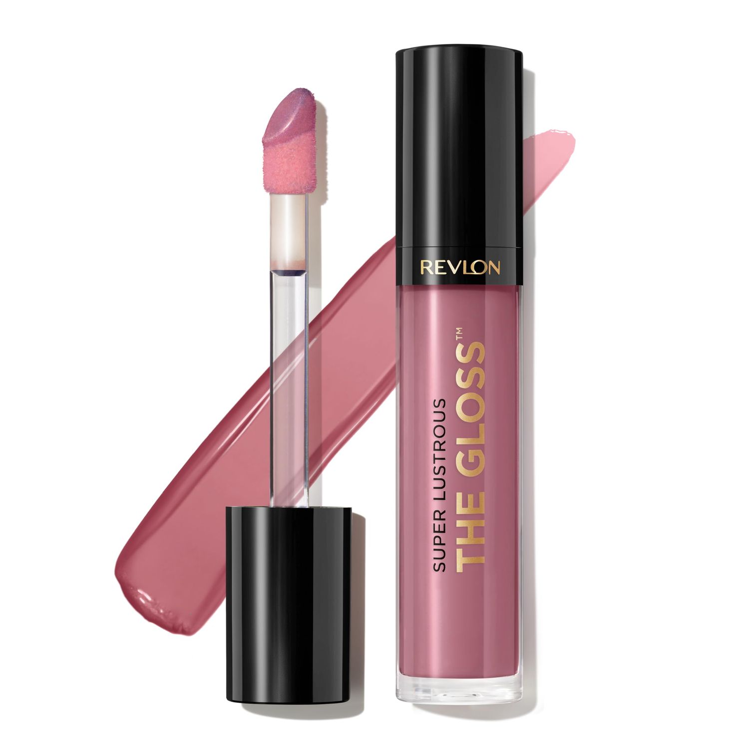 Revlon Super Lustrous Lip Gloss, Non-Sticky, High Shine Finish, 306 Taupe Luster, 0.13 Oz