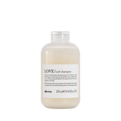 Davines LOVE Curl Shampoo | Wavy &amp; Curly Hair Shampoo | Smooth and Moisturize Curls with Almond Extract | 8.45 fl oz