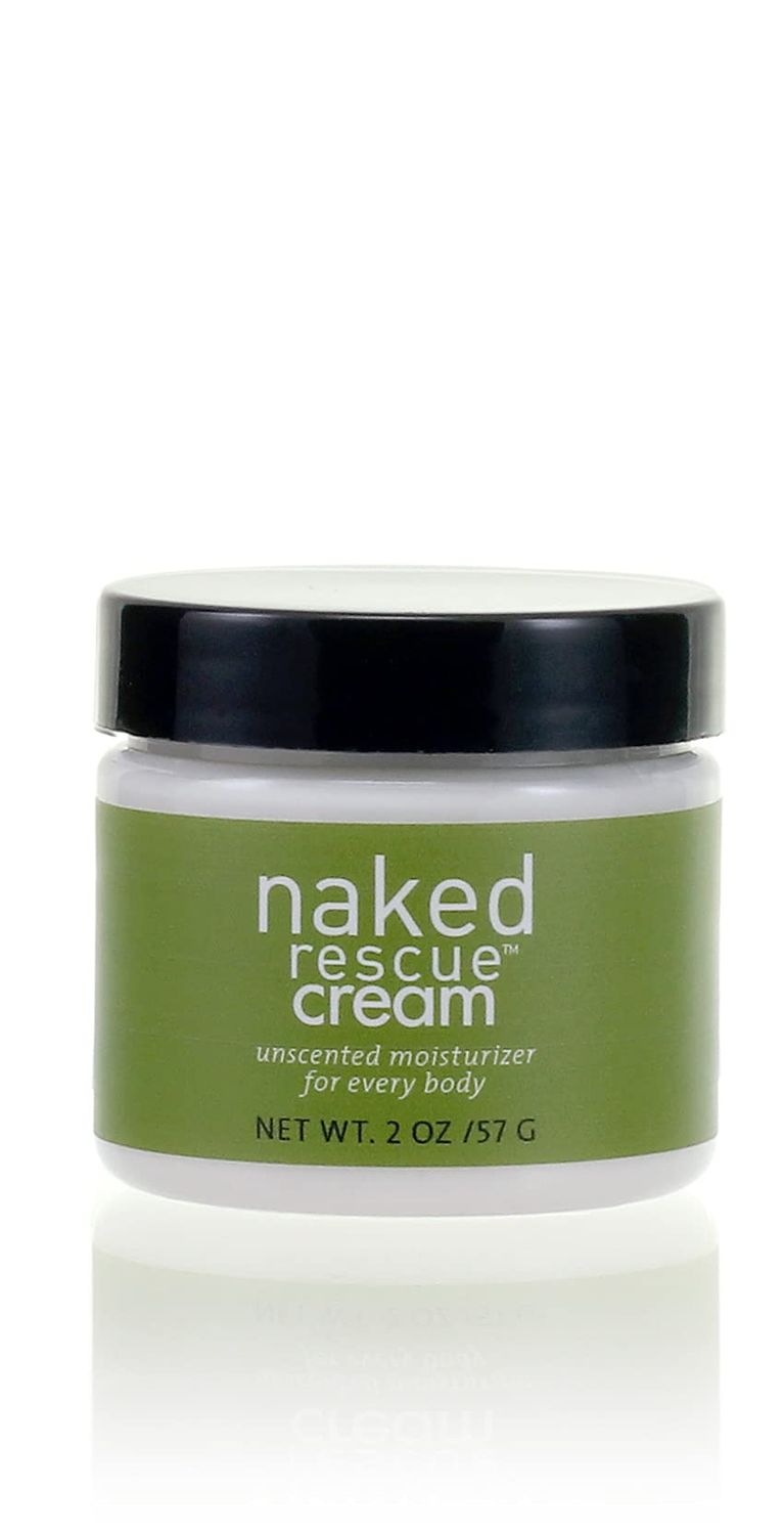 MGA Vegan Unscented Cream - Naked Rescue Body &amp; Face Moisturizer | Natural &amp; Organic Skin Care Moisturizer For Dry &amp; Sensitive Skin | Fragrance Free, Non Greasy &amp; Hydrating Cream | 2oz