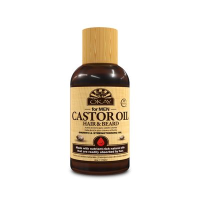 OKAY MEN BEARD HAIR GROWTH OIL 4oz
