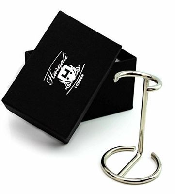 STAINLESS STEEL(CHROME FINISH) MEN&#39;S SHAVING BRUSH STAND. PERFECT FOR EVERYDAY USE.