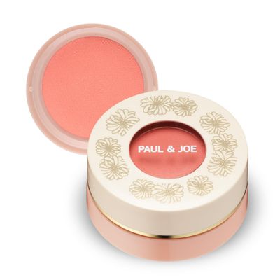 Paul &amp; Joe Gel Blush, Bright and Buildable Blush Makeup, Water-Based Gel Makeup Blush with Hydrating Oils for Dewy, Radiant Finish, Subtle Coral Cheek Tint, 03 Poached Peach, 0.71 oz