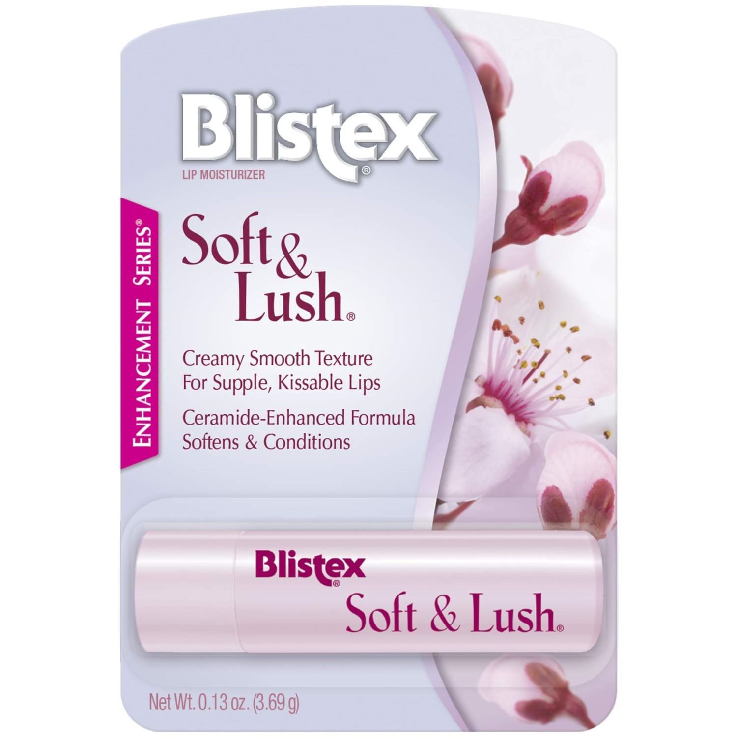 Blistex Soft &amp; Lush Lip Balm, 0.13 oz (Pack of 2)