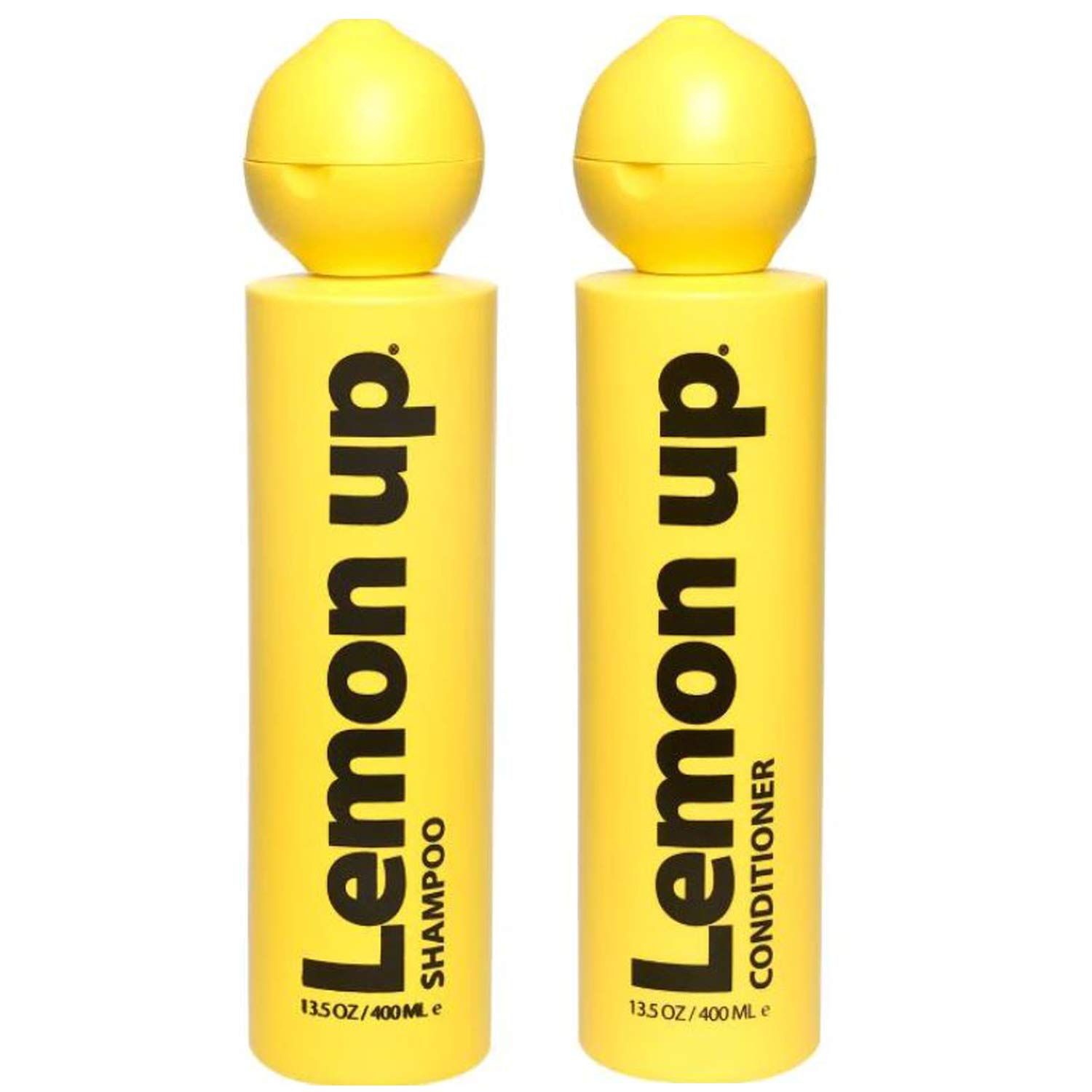 L E M O N Limited Edition Lemon Scented Hair Care Shampoo &amp; Conditioner Set, Hydrating, Helps Control Oil and Add Shine to Dry Hair, 13.5 oz Bottles (Set of 2)
