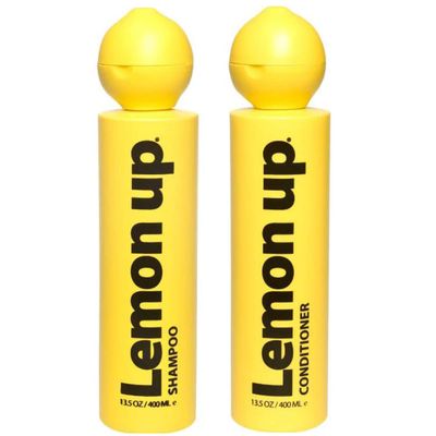 L E M O N Limited Edition Lemon Scented Hair Care Shampoo &amp; Conditioner Set, Hydrating, Helps Control Oil and Add Shine to Dry Hair, 13.5 oz Bottles (Set of 2)