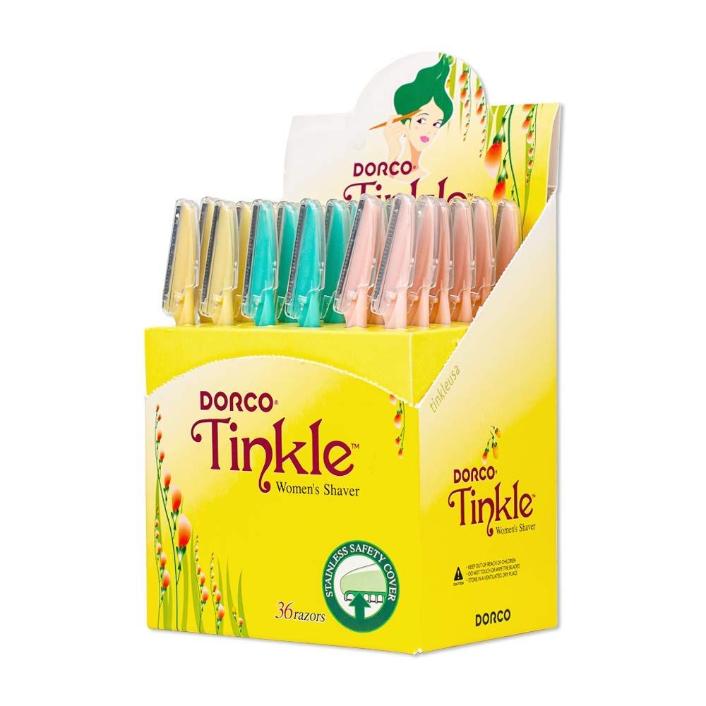 Tinkle Women&#39;s Shaver Razors, Pack of 36 | Dermaplaning Razor Tool | Skincare Party Favors Beauty Holiday Stocking Stuffers Gift