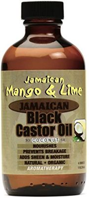 Jamaican Mango &amp; Lime Black Castor Oil With Coconut, 4 oz (Pack of 3)