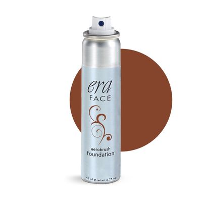 ERA Face spray makeup (R10 Cocoa, 2.25 oz) - airbrush foundation, everyday, buildable, professional spray on cosmetics by Era Beauty