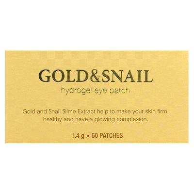 Gold &amp; Snail Hydrogel Eye Patch (60 pcs) by Petitfee