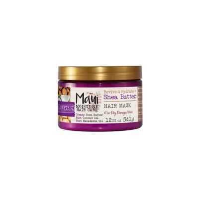 Maui Moisture Shea Butter Hair Mask for Dry Damaged Hair, 340g