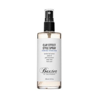 Baxter of California Clay Effect Style Spray for Men | Textured Finish | Strong Hold | Hair Styler | 4 fl. oz.