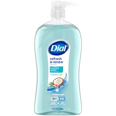 Dial Body Wash, Refresh &amp; Renew Coconut Water, 32 fl oz