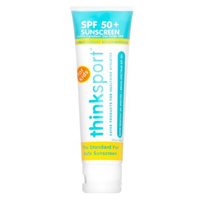 thinksport Kid&#39;s Safe Sunscreen, SPF 50 Plus, 3 Fluid Ounce