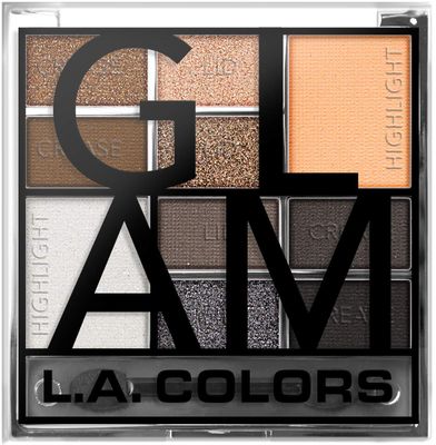 L.A. COLORS Color Block Eyeshadow, Cool CES137