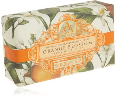 AAA Floral - Triple-Milled Luxury Soap Bar - Orange Blossom - 200 g / 7 oz (SLS and Paraben Free)