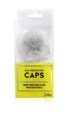 Colortrak Ear Color Protectors 24 Pack, Protects Ears From Water, Hair Color, Stains and Chemical Solutions, Elastic Ensures Comfortable Fit, One Size Fits All