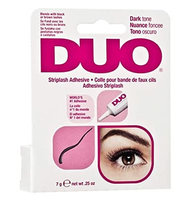 Duo Water Proof Eyelash Adhesive, Dark Tone 1/4 oz (Pack of 4)