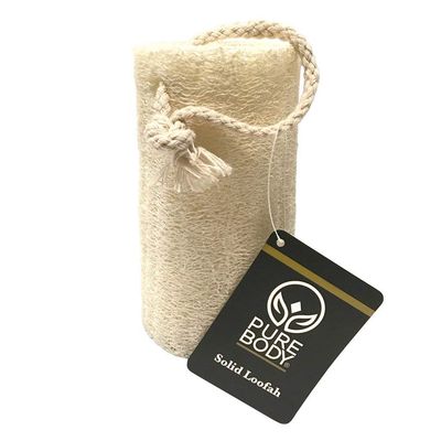 Retail Imports Solid Loofah Bath Scrubber, 6 inches - 3 ea