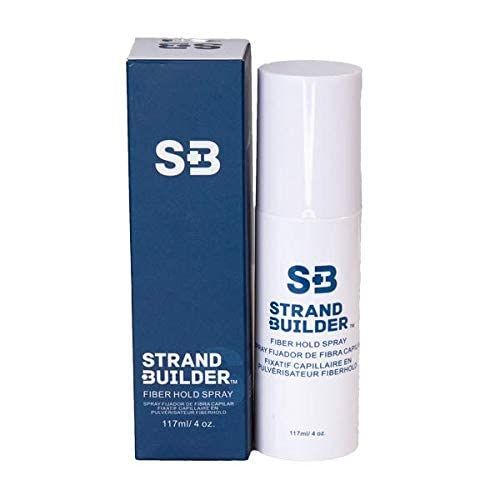 Strand Builder Hair Fibers Hold Spray, 4 Oz for Hair Filler, Finishing Holding Spray