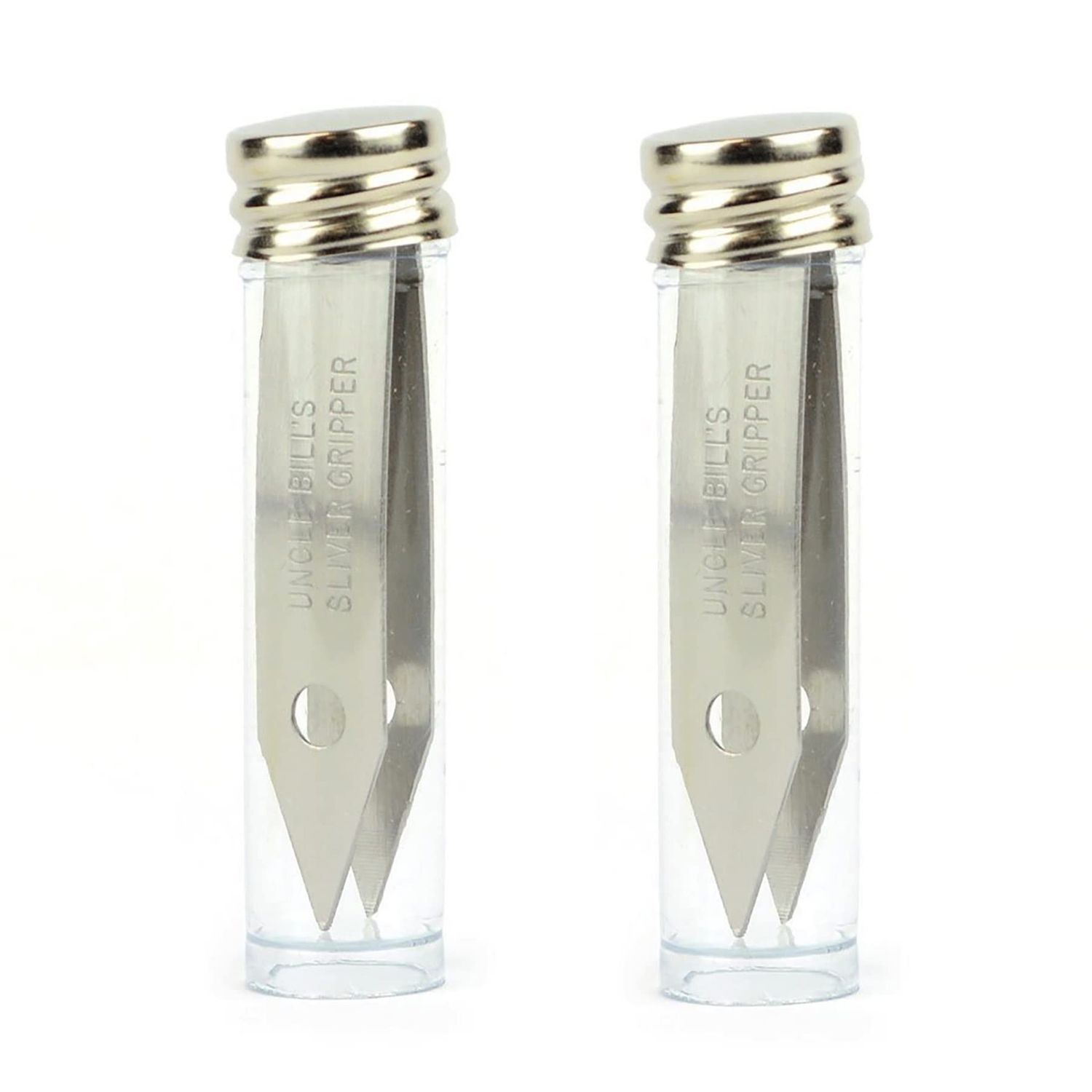 2 Pack Uncle Bill&#39;s 19074 Sliver Gripper Tweezers