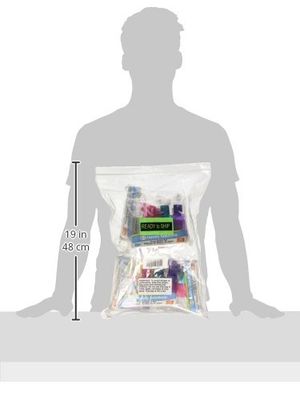 Handy Solutions 4-Piece Travel Size Bottle Set (3 Squeeze Bottles &amp; 1 Spray Bottle), Pack of 6, Colors May Vary, TSA Approved (Packaging May Vary)