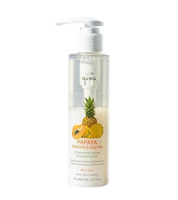 AVEA Papaya&amp;Pineapple Enzyme wash | daily face wash | including niacinamide (vitamin B3) and panthenol (vitamin B5), 83% organic aloe vera leaf juice | Korean Skin Care l 5.07 Fl.Oz