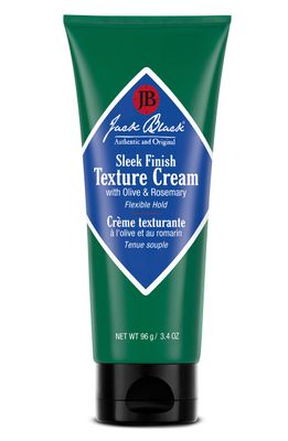 Jack Black Sleek Finish Texture Cream, 3.4 Oz. - Hair Styling Cream for Men &amp; Women, Hair Texturizer for Dry to Normal Coarse, Thick, or Wavy Hair, Fragrance-Free Hair Lotion, Hair Product