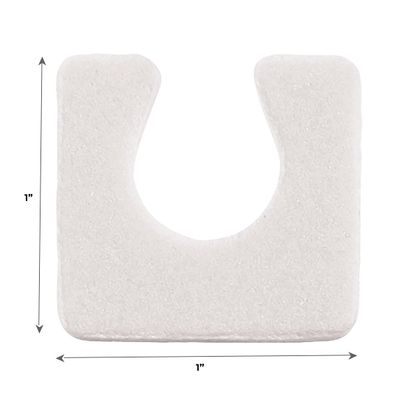 ForPro Sole Toe Separators, White, Individual Toe Separators for Pedicures, 144-Count