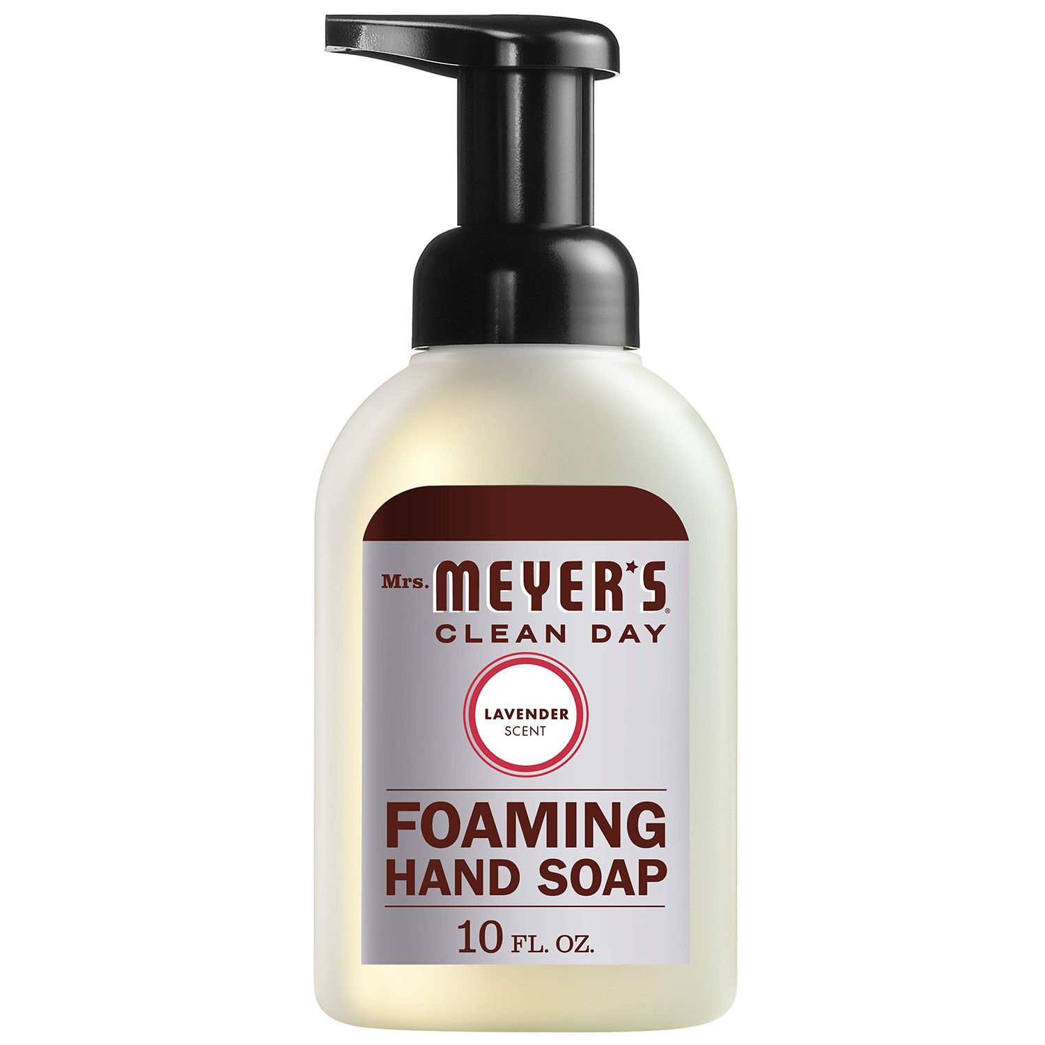 MRS. MEYER&#39;S CLEAN DAY Foaming Hand Soap, Lavender Scent, 10 Fl oz (Pack of 1)