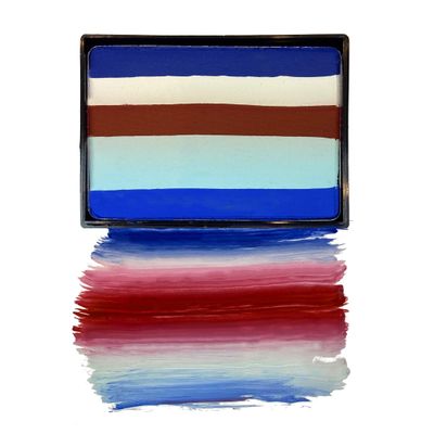 Mehron Makeup Paradise AQ Prisma Blendset (1.75 oz) (PATRIOT)
