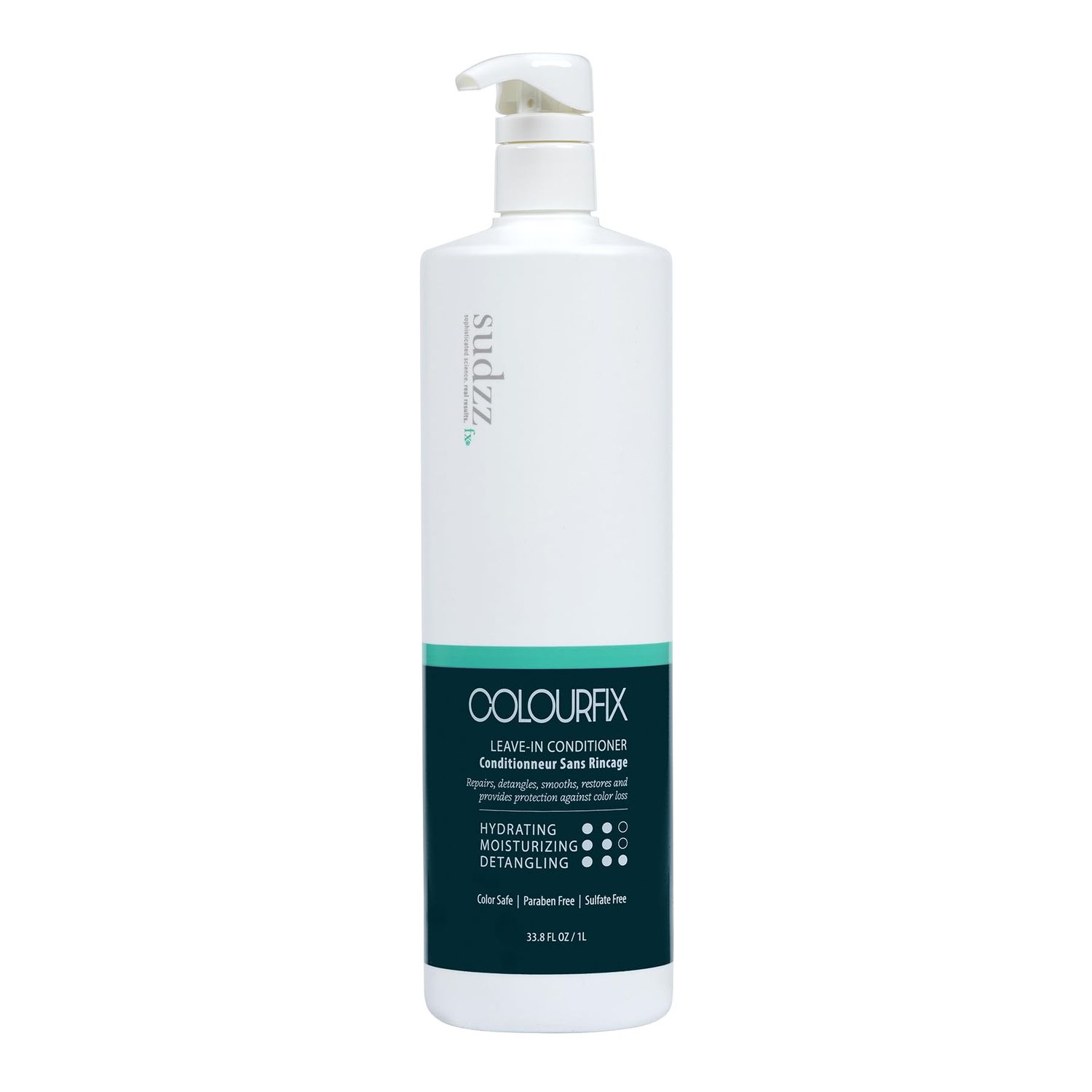 SUDZZFX ColourFix Leave-In Conditioner - Nourishing Conditioner for Grow Hair Care, &amp; Color-Treated Hair - Deep Conditioner for Dry Damaged Hair - Repair and Defend Hydrating Conditioner, 33.8 Fl Oz