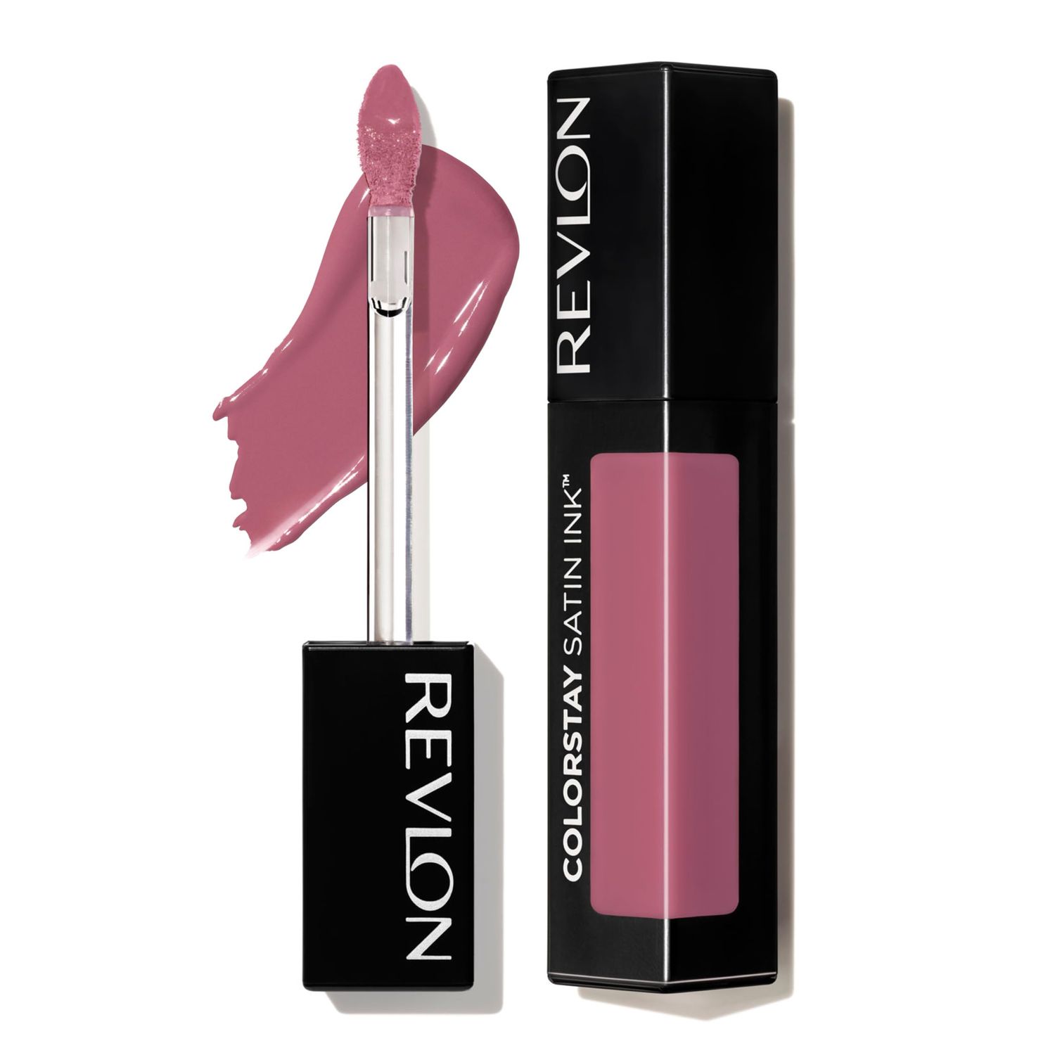 Revlon Liquid Lipstick, Lip Makeup, ColorStay Satin Ink, Longwear Rich Lip Colors, Formulated with Black Currant Seed Oil, 009 Speak Up, 0.17 Fl Oz