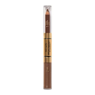 Revlon Eyebrow Gel &amp; Pencil, ColorStay Brow Fantasy 2-in-1 Eye Makeup, Longwearing with Precision Tip, 105 Brunette, 0.04 Oz