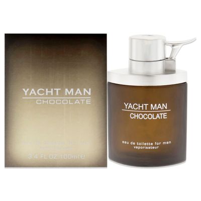 Myrurgia Yacht Man Eau De Toilette Spray for Men, Chocolate, 3.4 Ounce