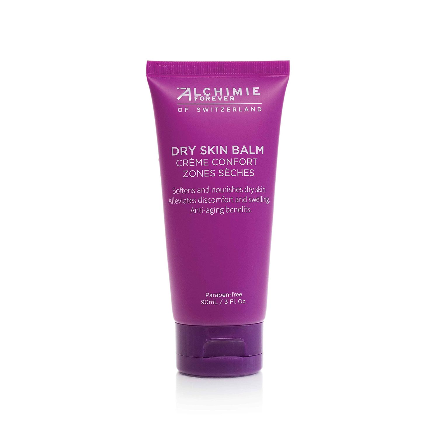 Alchimie Forever Dry Skin Balm | Silky Cream Balm Softens &amp; Nourishes Dry, Chapped, Shea Butter, Jojoba, &amp; Willow Bark I Ideal for Hands, Feet, Elbows, Knees I Anti-Aging 3oz