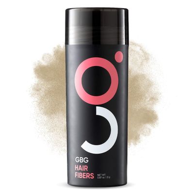 GBG Womens Hair Fibers for Thinning, Fine Hair &amp; Bald Spots, Light Blonde - Thickening Fibers for Instant Cover Up &amp; Volume in 30 Seconds, Touch Up and Thickener for Women &amp; Men 25g - Cruelty Free