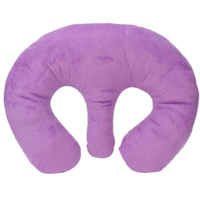 Safe SPA Massage Pillow Salon Care Cushion Soft Breast Support Pillow for Beauty Salon (Purple)